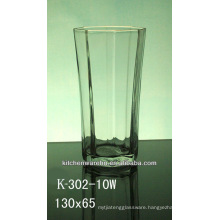 k-302-10w translucent drinking glass with square shape